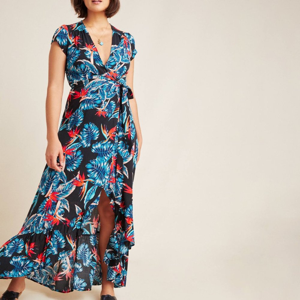 Anthropologie Ibiza Wrapped Maxi Dress - Picture 1 of 6